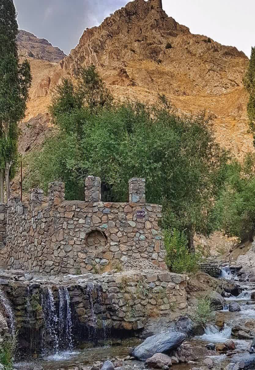 رودخانه و آبشار باغتنگه امامه